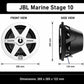 JBL Marine Stage 10 Subwoofer per audio marino da 10 pollici, 600 Watt
