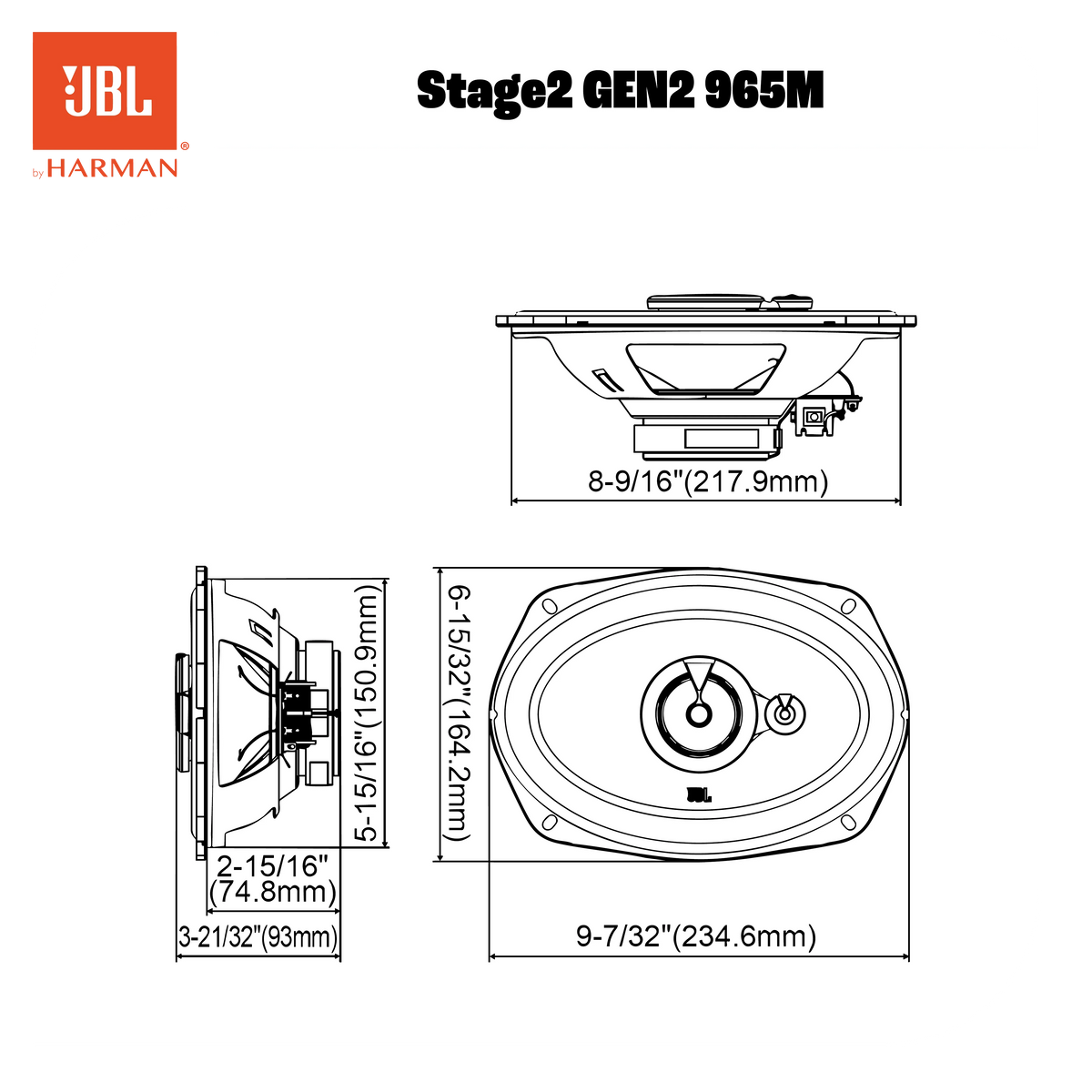 Altoparlanti JBL STAGE2 965M GEN2