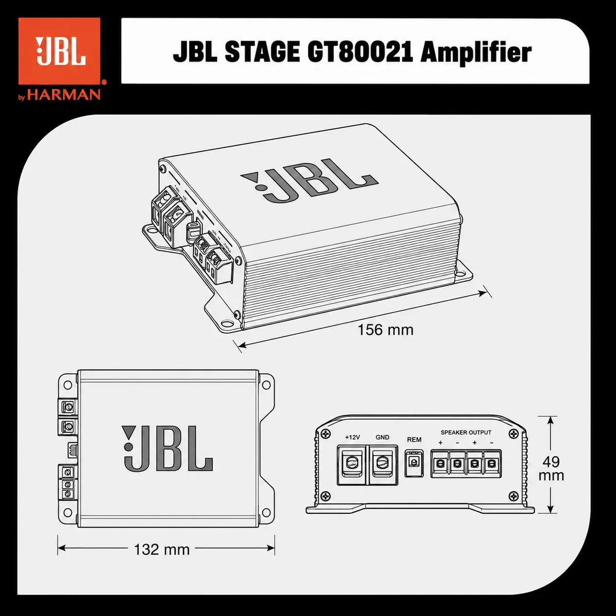 Amplificatore JBL STAGE GT80021