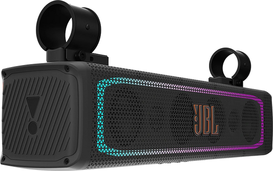 JBL RALLYBAR - Soundbar Bluetooth® universale per veicoli outdoor e auto - 21" - Illuminazione LED - Amplificatore 150Wrms