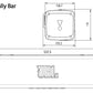 JBL RALLYBAR - Soundbar Bluetooth® universale per veicoli outdoor e auto - 21" - Illuminazione LED - Amplificatore 150Wrms
